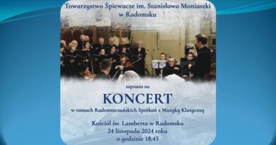 Koncert Towarzystwa Śpiewaczego im. S. Moniuszki w Radomsku