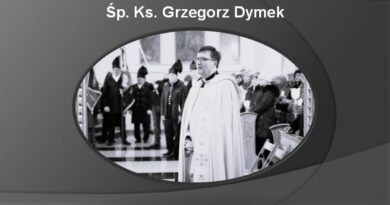 Słowo do wiernych z racji tragicznej śmierci śp. ks. Grzegorza Dymka